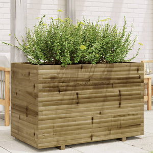 Fioriera da Giardino 110x60x72 cm in Legno di Pino Impregnato 3282653