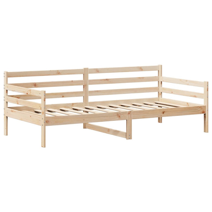 Set Dormeuse e Panca con Tetto 90x200cm Legno Massello di Pino 3282208