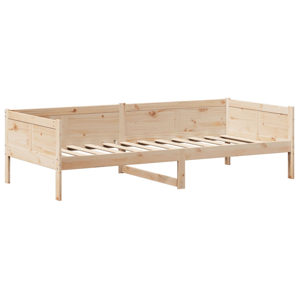 Set Dormeuse e Panca con Tetto 90x190cm Legno Massello di Pino 3282262