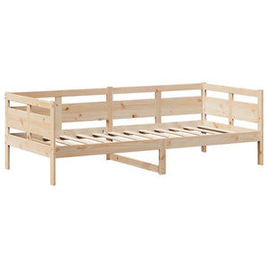 Set Dormeuse e Panca con Tetto 90x200cm Legno Massello di Pino 3282294