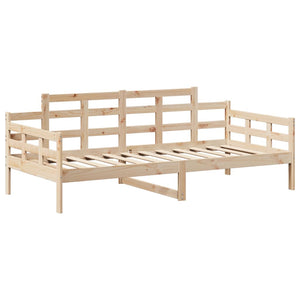 Set Dormeuse e Panca con Tetto 90x190cm Legno Massello di Pino 3282310