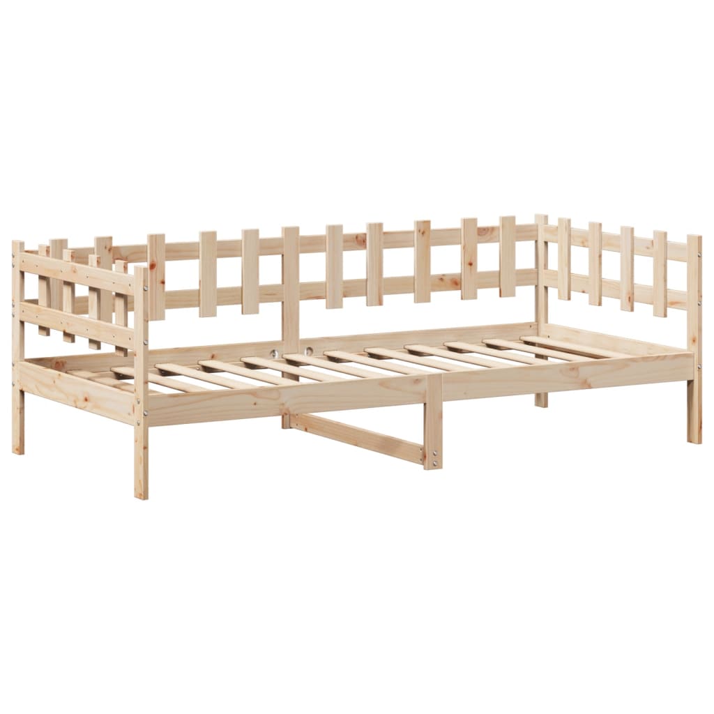 Set Dormeuse e Panca con Tetto 90x200cm Legno Massello di Pino 3282320