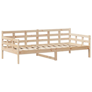 Set Dormeuse e Panca con Tetto 90x200cm Legno Massello di Pino 3282330