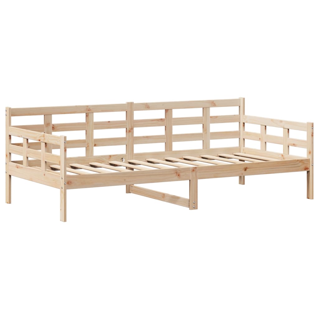 Set Dormeuse e Panca con Tetto 90x190cm Legno Massello di Pino 3282334