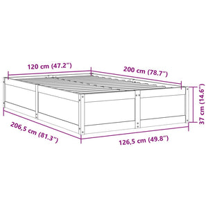 Giroletto 120x200 cm in Legno Massello di Pino 3282378