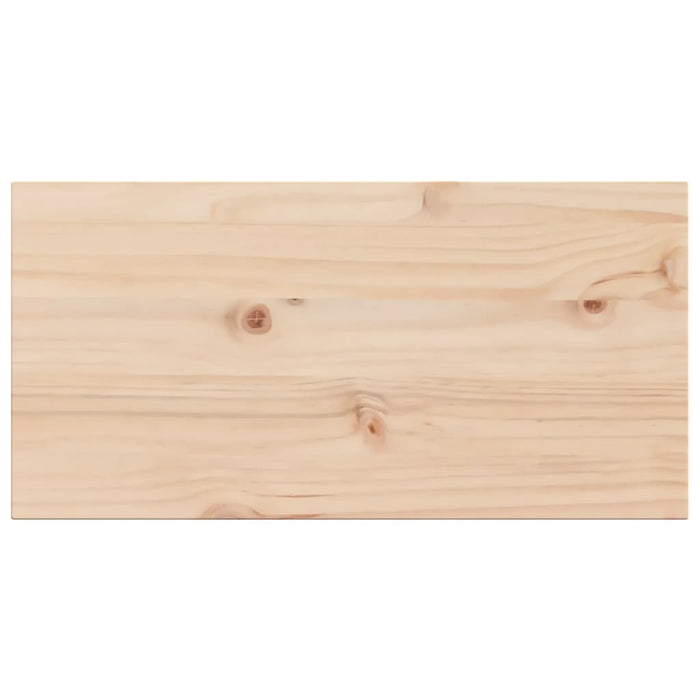 Piani Tavolo 2 pz 60x30x1,7 cm Rettangolare Legno Massello Pino 847411