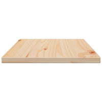 Piani Tavolo 2 pz 60x30x1,7 cm Rettangolare Legno Massello Pino 847411