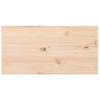 Piani Tavolo 2 pz 80x40x1,7 cm Rettangolare Legno Massello Pino 847414