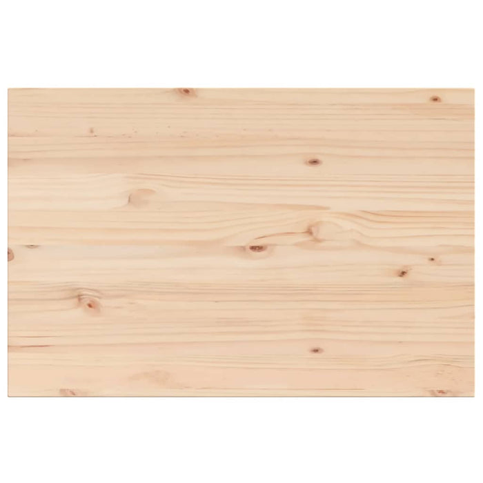 Piani Tavolo 3 pz 80x53x1,7 cm Rettangolare Legno Massello Pino 847420