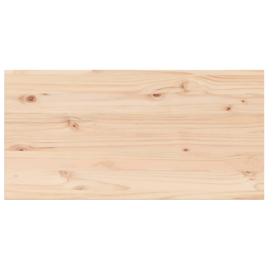 Piani Tavolo 4 pz 90x45x1,7 cm Rettangolare Legno Massello Pino 847421