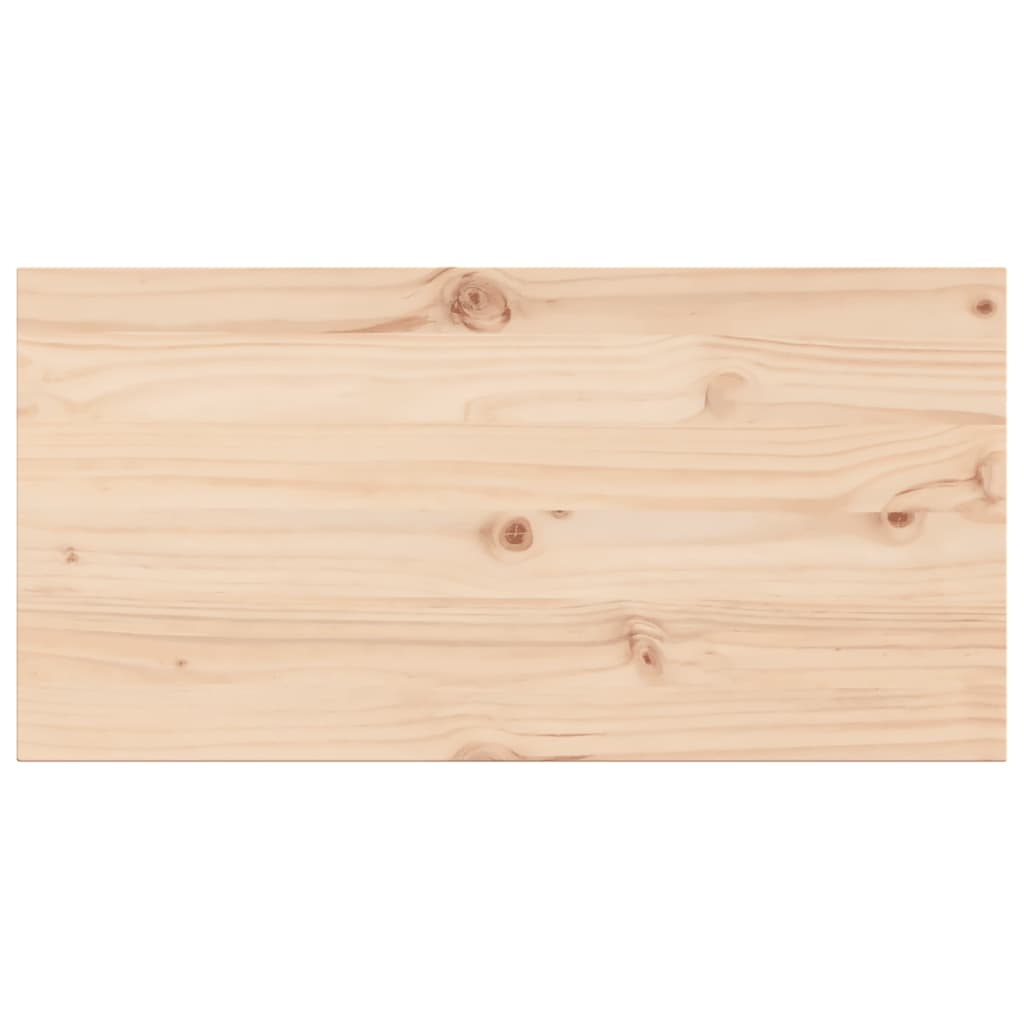 Piani Tavolo 2 pz 90x45x2,5 cm Rettangolare Legno Massello Pino 847430