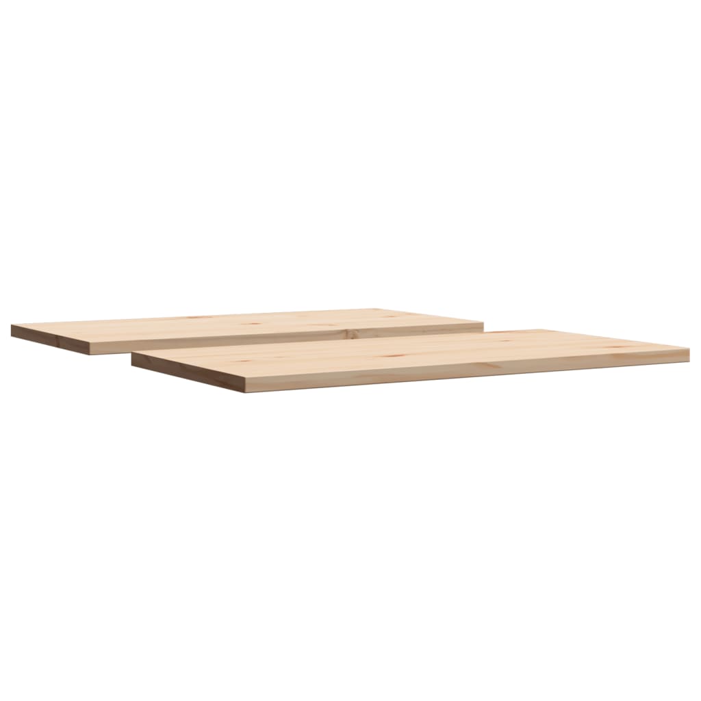 Piani Tavolo 2 pz 90x45x2,5 cm Rettangolare Legno Massello Pino 847430