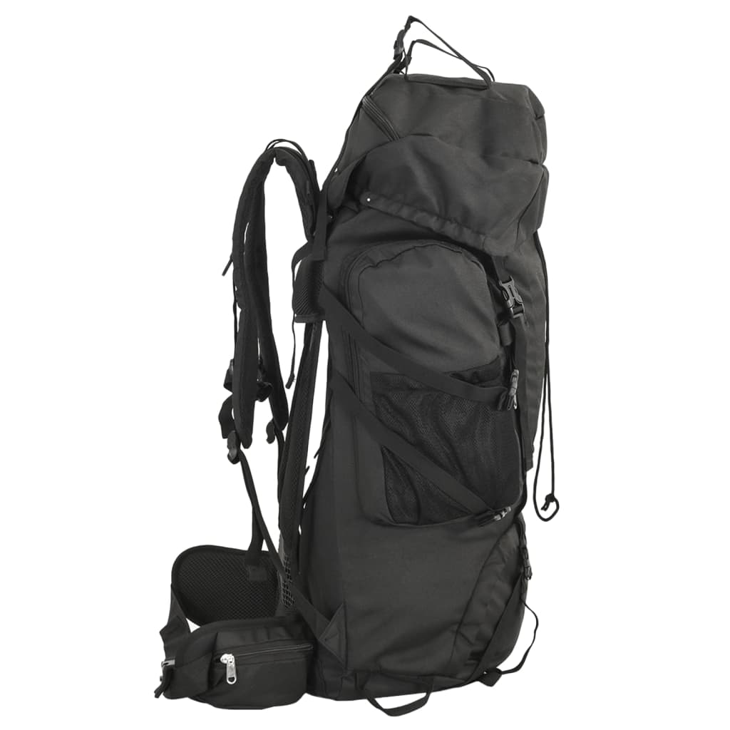 Zaino da Trekking Nero 60 L in Tessuto Oxford 4009960