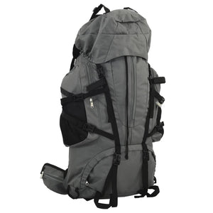 Zaino da Trekking Grigio 60 L in Tessuto Oxford 4009961