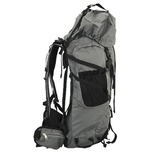 Zaino da Trekking Grigio 60 L in Tessuto Oxford 4009961