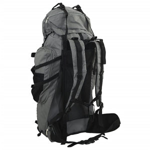 Zaino da Trekking Grigio 60 L in Tessuto Oxford 4009961