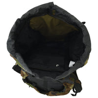 Zaino da Trekking Verde Mimetico 60 L in Tessuto Oxford 4009962