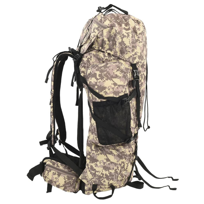 Zaino da Trekking Cammello Mimetico 60 L in Tessuto Oxford 4009964