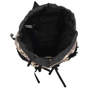 Zaino da Trekking Cammello Mimetico 60 L in Tessuto Oxford 4009964