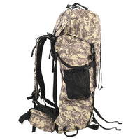 Zaino da Trekking Cammello Mimetico 80 L in Tessuto Oxford 4009971