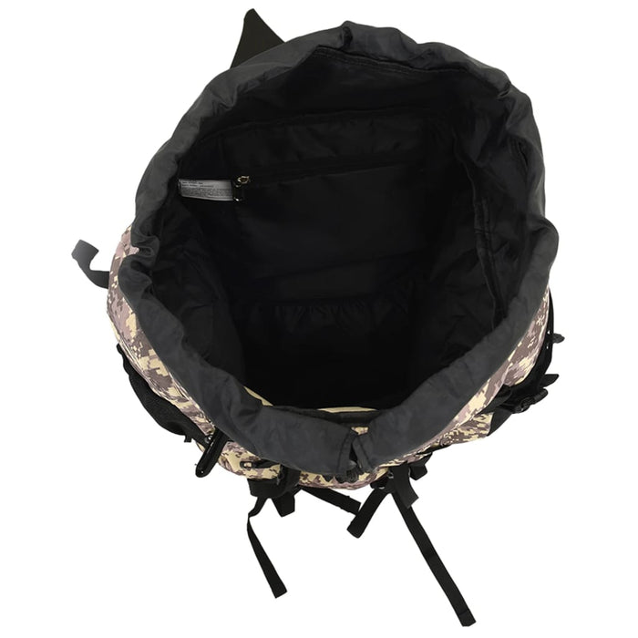 Zaino da Trekking Cammello Mimetico 80 L in Tessuto Oxford 4009971