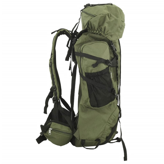 Zaino da Trekking Verde Militare 80 L in Tessuto Oxford 4009972