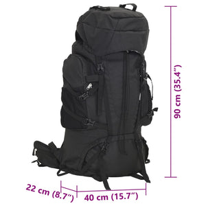 Zaino da Trekking Nero 100 L in Tessuto Oxford 4009974