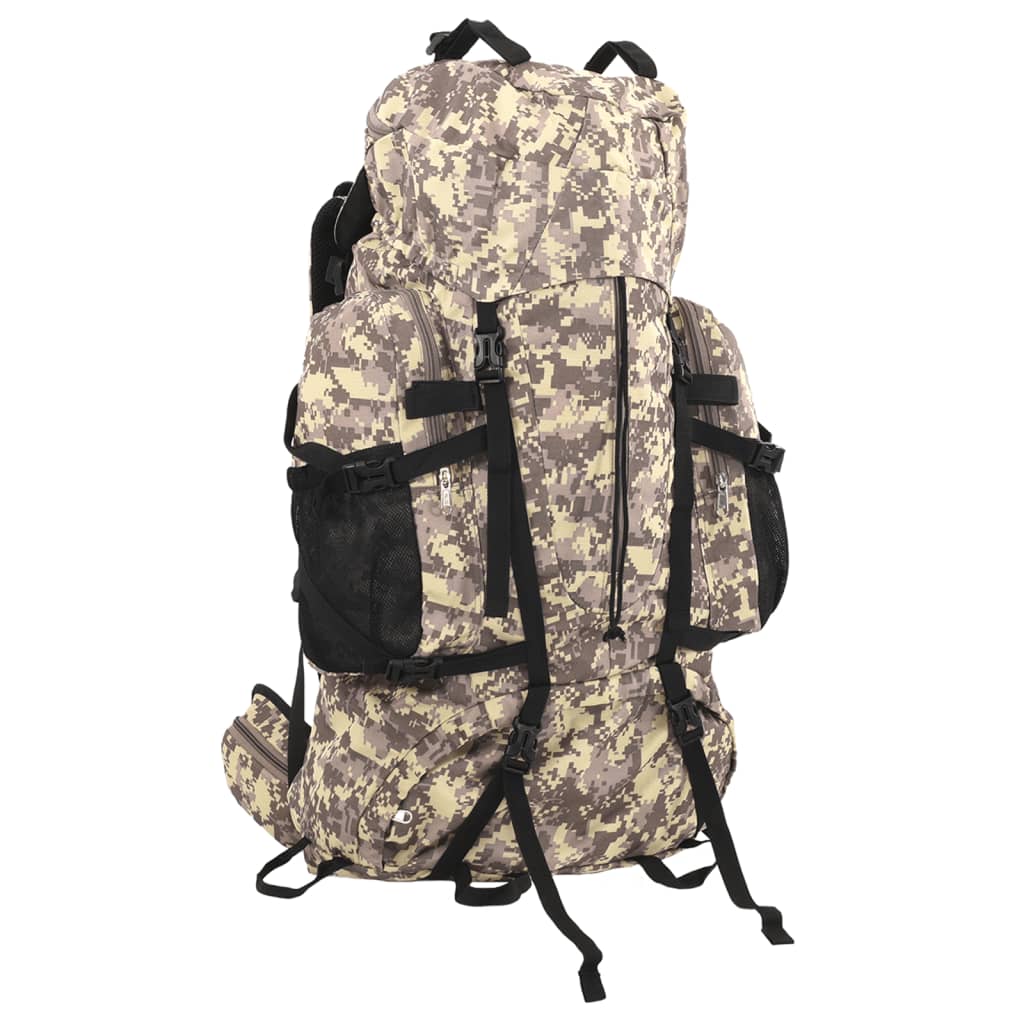 Zaino da Trekking Cammello Mimetico 100 L in Tessuto Oxford 4009978