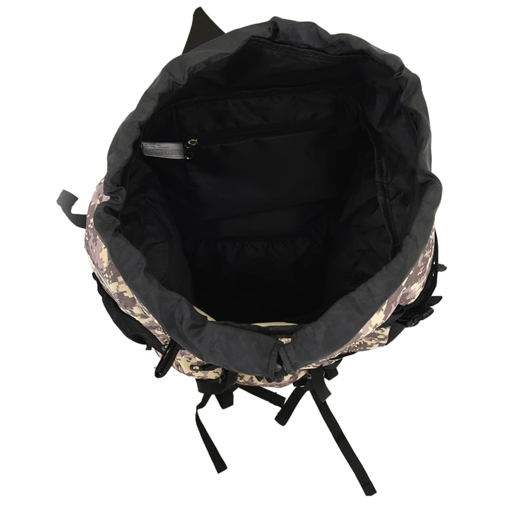 Zaino da Trekking Cammello Mimetico 100 L in Tessuto Oxford 4009978