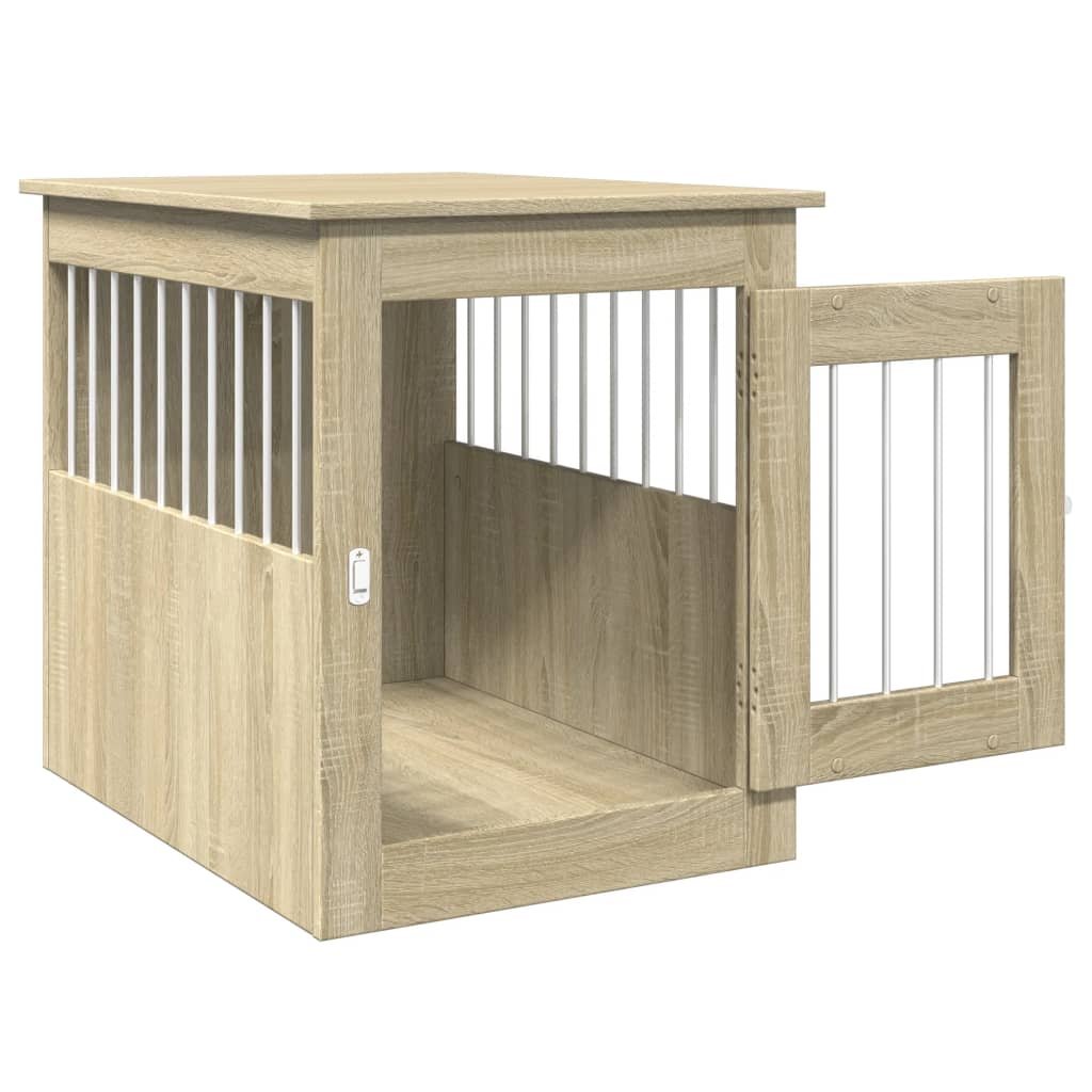 Gabbia Cani da Arredamento Rovere Sonoma 55x75x65cm Multistrato 847489