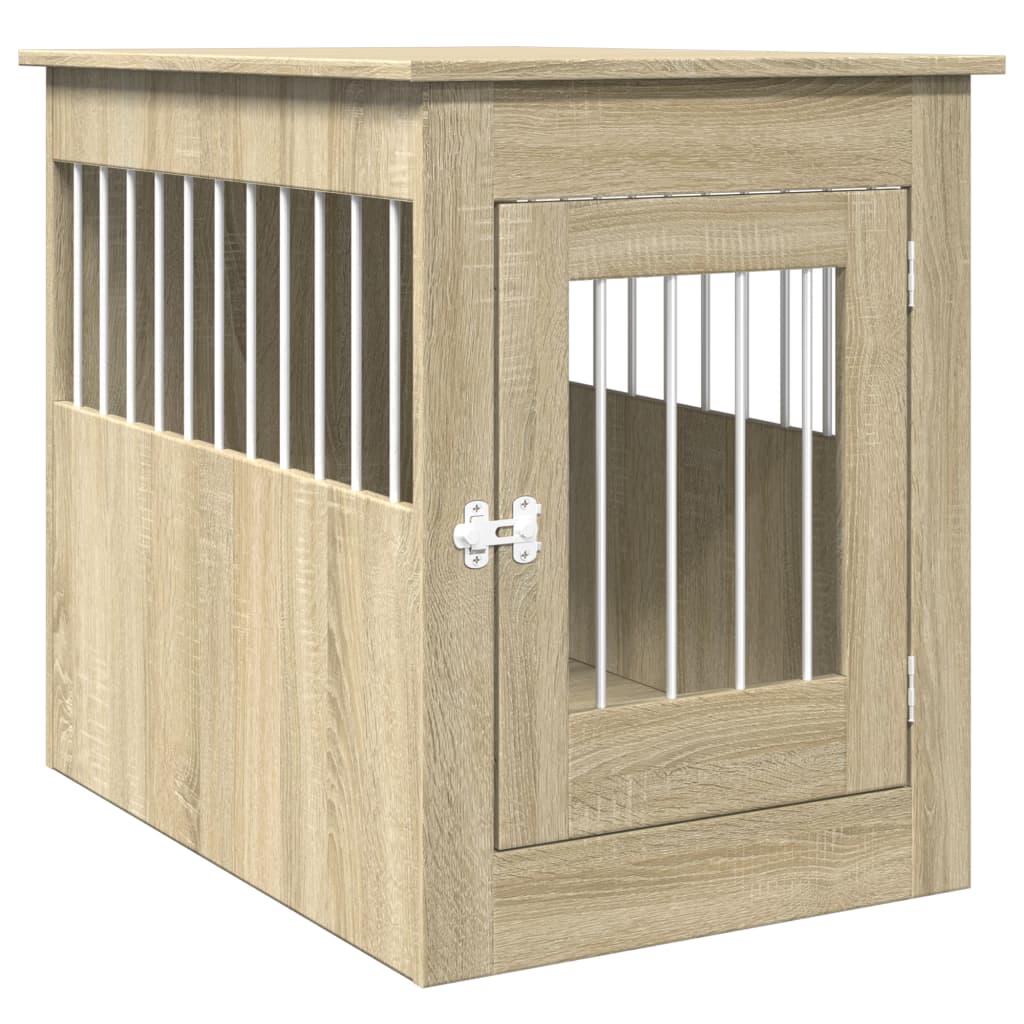 Gabbia Cani da Arredamento Rovere Sonoma 55x80x68cm Multistrato 847490