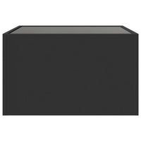 Tavolino da Salotto con LED Infinity Nero 50x50x30 cm 847603