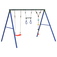 Set Gioco da Esterno con Altalena Trapezio e Altalena a Disco 3283603