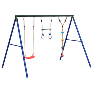 Set Gioco da Esterno con Altalena Trapezio e Altalena a Disco 3283603