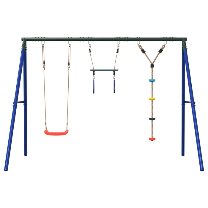 Set Gioco da Esterno con Altalena Trapezio e Altalena a Disco 3283603