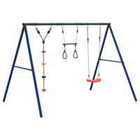 Set Gioco da Esterno con Altalena Trapezio e Altalena a Disco 3283603