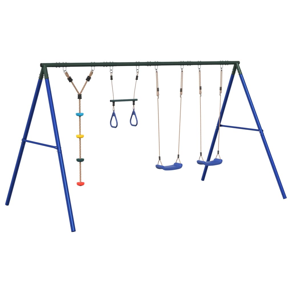 Set Gioco da Esterno con Altalene Trapezio e Altalena a Disco 3283612