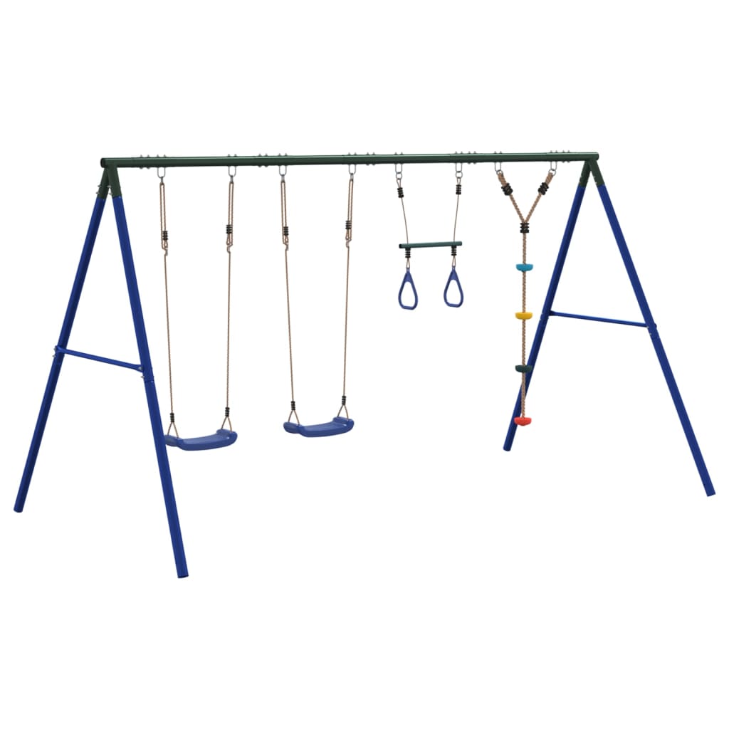 Set Gioco da Esterno con Altalene Trapezio e Altalena a Disco 3283612