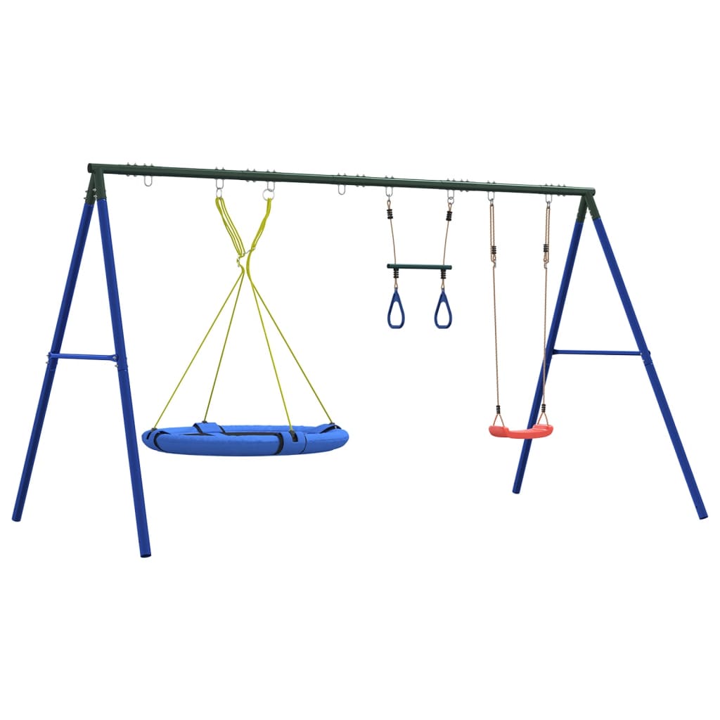 Set Gioco da Esterno Altalena Trapezio e Altalena con Piattino 3283629