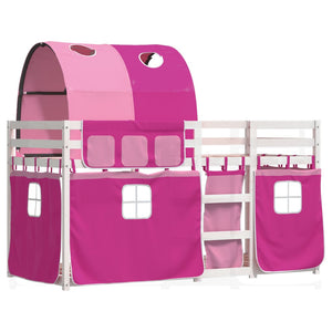 Letto a Castello senza Materasso Rosa 90x190 cm Legno di Pino 3283999