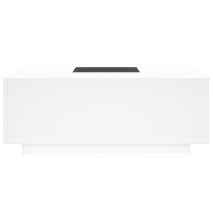 Tavolino da Salotto con LED Infinity Bianco 100x100x40 cm 3284042