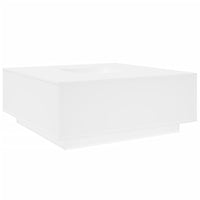 Tavolino da Salotto Bianco 100x100x40 cm in Legno Multistrato 3284049