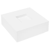 Tavolino da Salotto Bianco 100x100x40 cm in Legno Multistrato 3284049