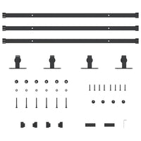 Kit Anta Scorrevole Armadio in Acciaio al Carbonio 244 cm 4009680