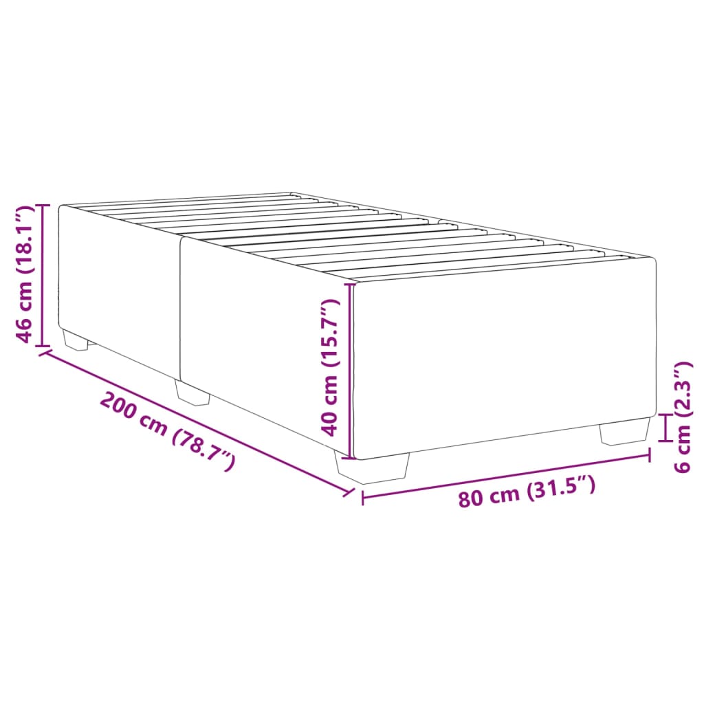 Giroletto Cappuccino 80x200 cm in Similpelle 3284535