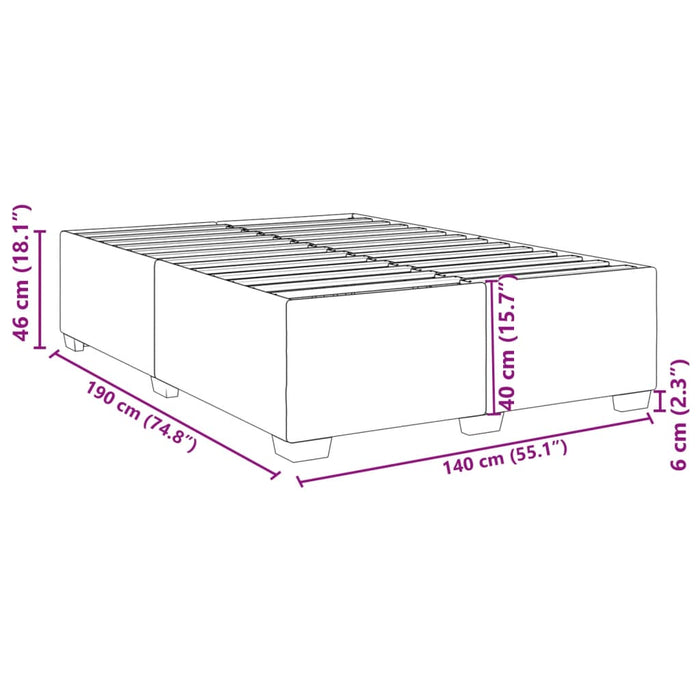 Giroletto Cappuccino 140x190 cm in Similpelle 3284559