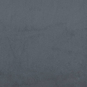 Giroletto senza Materasso Grigio Scuro 90x200 cm Velluto 3284608