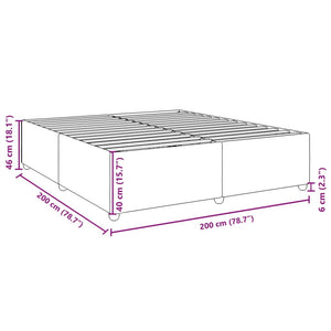 Giroletto senza Materasso Tortora 200x200 cm in Tessuto 3284761