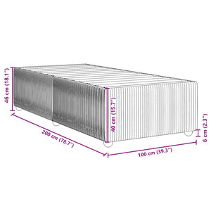 Giroletto Tortora 100x200 cm in Tessuto 3284918