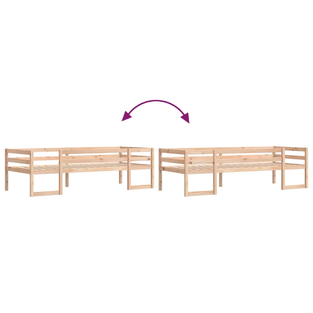 Giroletto per Bambini 80x200 cm in Legno Massello di Pino 846861